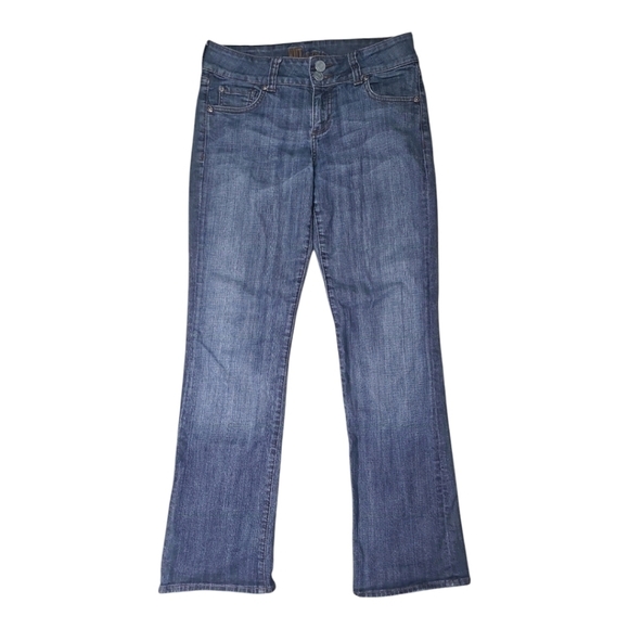 Kut from the Kloth Jeans Mid Rise Boot Cut Double Button Size 6 - Picture 3 of 15